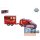 KIDS GLOBE VW Transporter Feuerwehr mit Anhänger 28cm