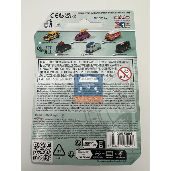 Majorette VW T1 Kombi "Adventure"