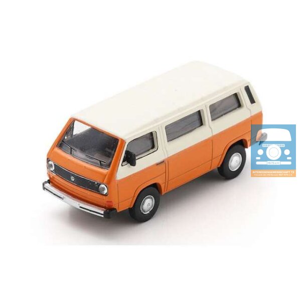 Schuco 1/64 Volkswagen T3, beige/orange