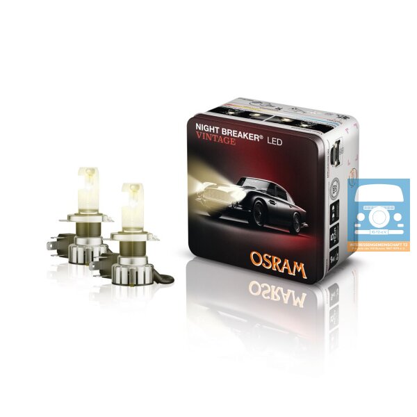 OSRAM NIGHT BREAKER® LED VINTAGE H4 + R2