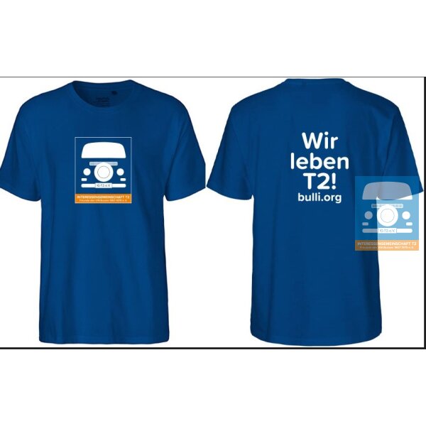 T-Shirt mit Logo "Wir leben T2" gedruckt