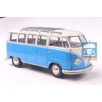 Solido 1/18 1962 Volkswagen Samba, blau/weiß