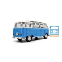 Solido 1/18 1962 Volkswagen Samba, blau/weiß