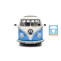 Solido 1/18 1962 Volkswagen Samba, blau/weiß