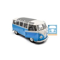 Solido 1/18 1962 Volkswagen Samba, blau/weiß