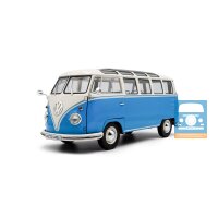 Solido 1/18 1962 Volkswagen Samba, blau/weiß