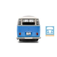 Solido 1/18 1962 Volkswagen Samba, blau/weiß