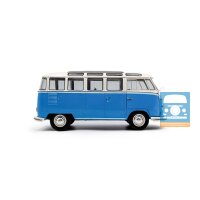 Solido 1/18 1962 Volkswagen Samba, blau/weiß