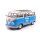 Solido 1/18 1962 Volkswagen Samba, blau/weiß