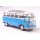 Solido 1/18 1962 Volkswagen Samba, blau/weiß