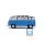 Solido 1/18 1962 Volkswagen Samba, blau/weiß