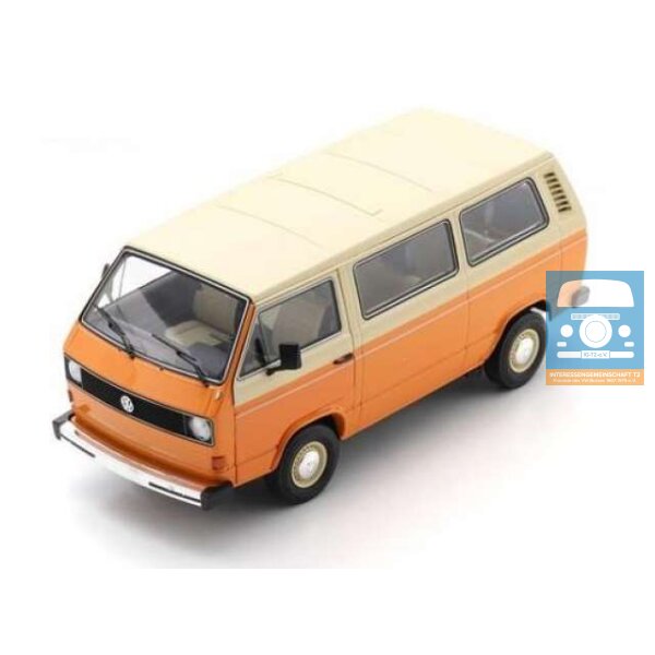 Schuco VW T3a Kombi beige/orange 1:18