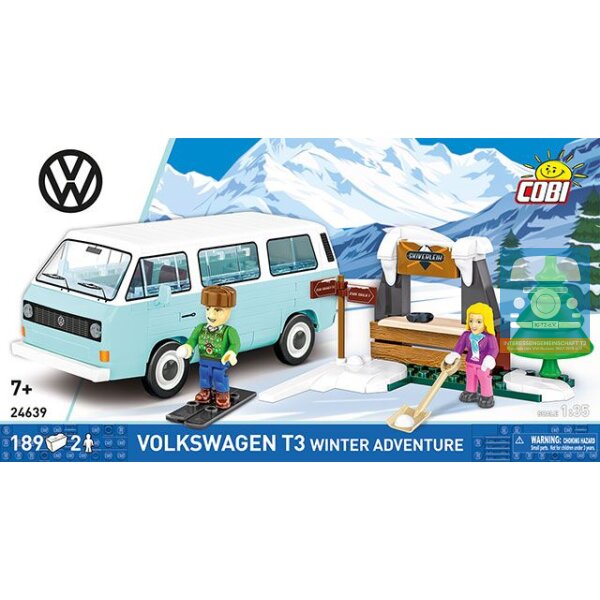 Cobi: Volkswagen T3 Winter Adventure 189 Teile