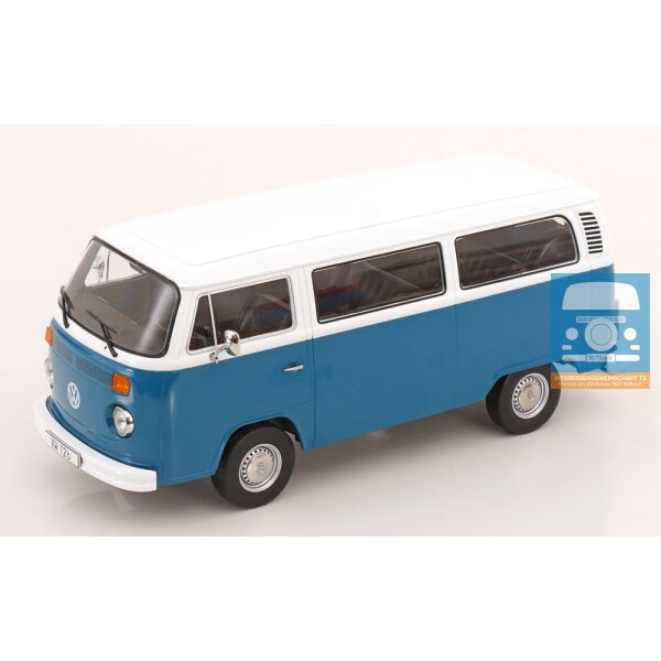 KKScale VW T2bKombi blau/weiß 1/18