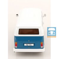 KKScale VW T2b Kombi blau/weiß 1/18