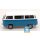 KKScale VW T2b Kombi blau/weiß 1/18 mit Fuchsfelgen