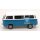 KKScale VW T2bKombi blau/weiß 1/18 mit Fuchsfelgen