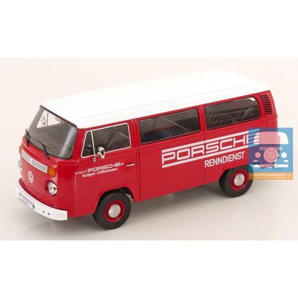 KKScale VW T2b Kombi "Porsche Renndienst" 1/18