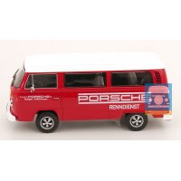 KKScale VW T2b Kombi "Porsche Renndienst" mit Fuchsfelgen 1/18