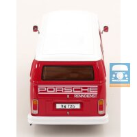 KKScale VW T2b Kombi "Porsche Renndienst" mit Fuchsfelgen 1/18