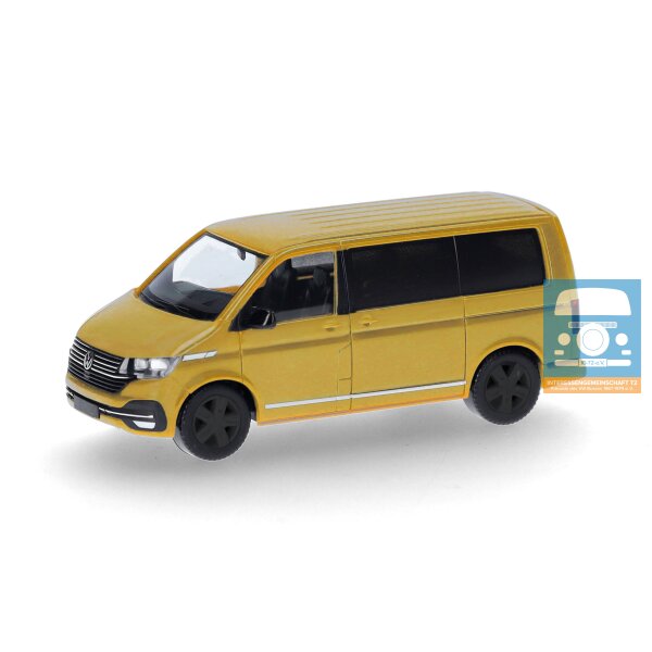 Herpa Volkswagen (VW) T6.1 Caravelle, Grape Yellow