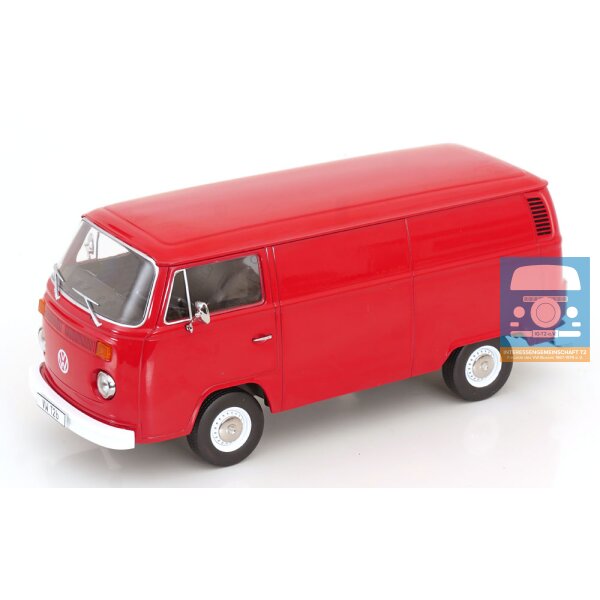 KKSale VW T2b Kasten rood 1/18
