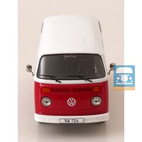 KKScale VW T2b Kombi rood/wit met Fuchs-velgen 1/18