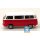 KKScale VW T2b Kombi rood/wit met Fuchs-velgen 1/18