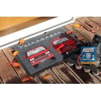 VW T3 Bus Fussmatte Front/Heck rot