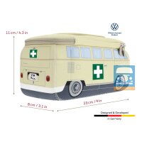 VW T1 KTW 3D Neopren-Mäppchen beige