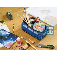 VW T3 Bus 3D Neopren-Universaltasche blau
