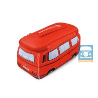 VW T3 Bus 3D Neopren-Universaltasche rot