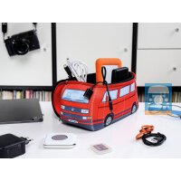 VW T3 Bus 3D Neopren-Universaltasche rot