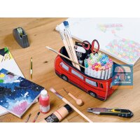 VW T3 Bus 3D Neopren-Universaltasche rot