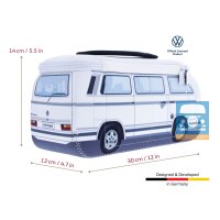 VW T3 Bus 3D Neopren-Universaltasche weiß
