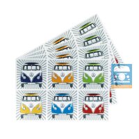 VW T1 Bulli Bus abwaschbare Tischsets (4er Set)