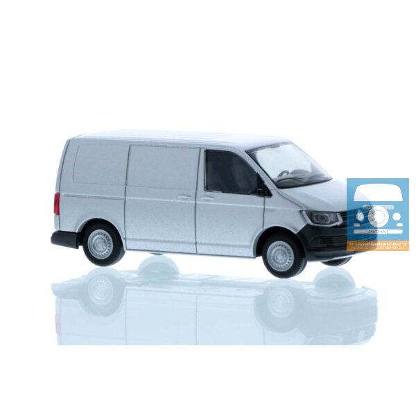 Rietze VW T6 Kasten KR reflexsilber 1:87