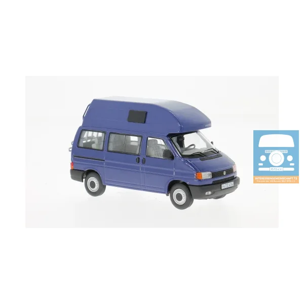 Schuco VW T4 California Hochdach blau