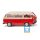 Wiking 029202 VW T3 Bus - rot/hellelfenbein