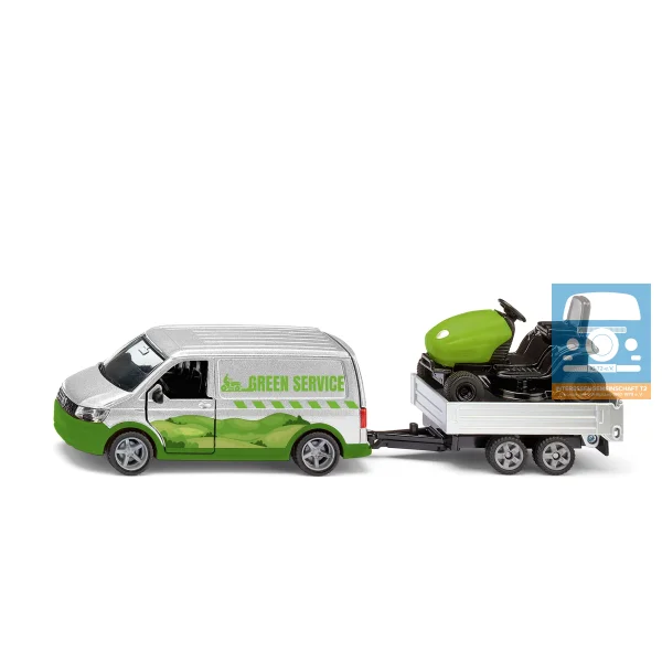 Siku 2005 VW T6 mit Rasentraktor