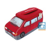VW T4 Bulli Bus 3D Neopren Universaltasche rot