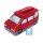 VW T4 Bulli Bus 3D Neopren Universaltasche rot