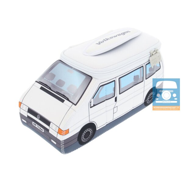 VW T4 Bulli Bus 3D Neopren Universaltasche weiß
