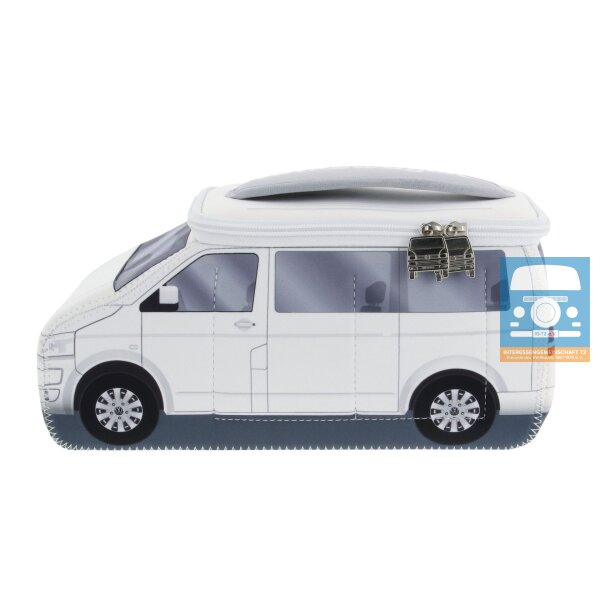 VW T5 Bulli Bus 3D Neopren Universaltasche groß weiß