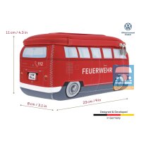VW T1 Bulli Bus 3D Neopren Mäppchen - Klein...