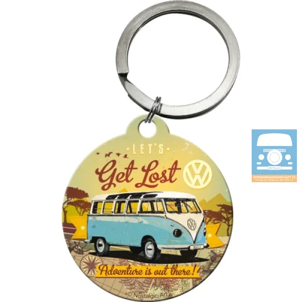 Schlüsselanhänger Volkswagen Ø 4cm "get lost"