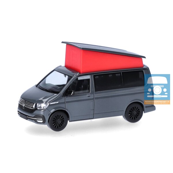 Herpa Volkswagen (VW) T6.1 California, pure grey
