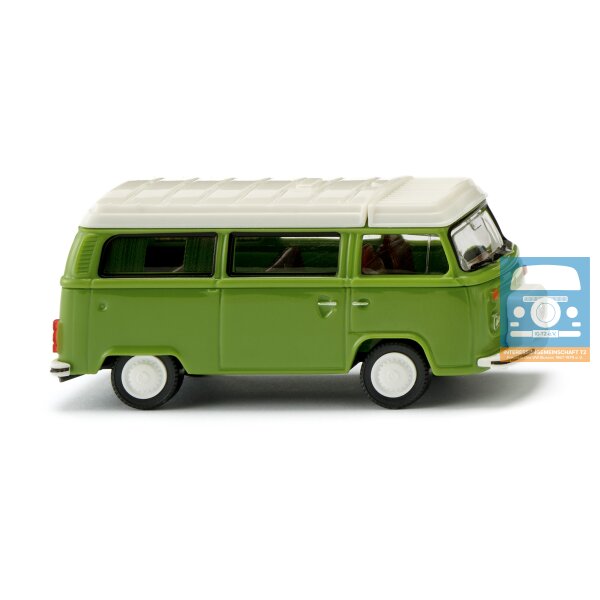 Wiking 031807 VW T2b Campingbus - grün